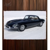 Металлическая табличка Jaguar E-Type Roadster (Series I) 339